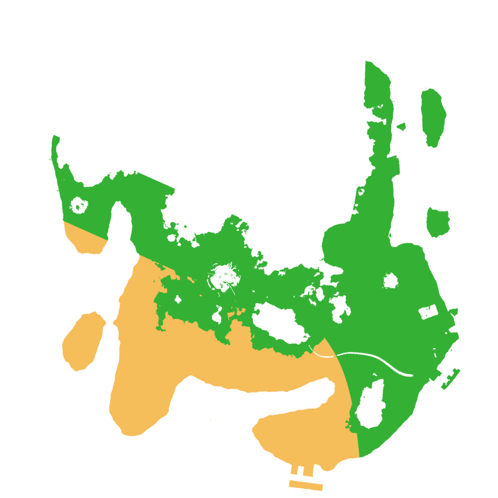 Biome Rust Map: Procedural Map, Size: 3000, Seed: 548069