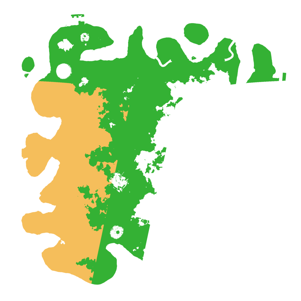 Biome Rust Map: Procedural Map, Size: 3500, Seed: 719951