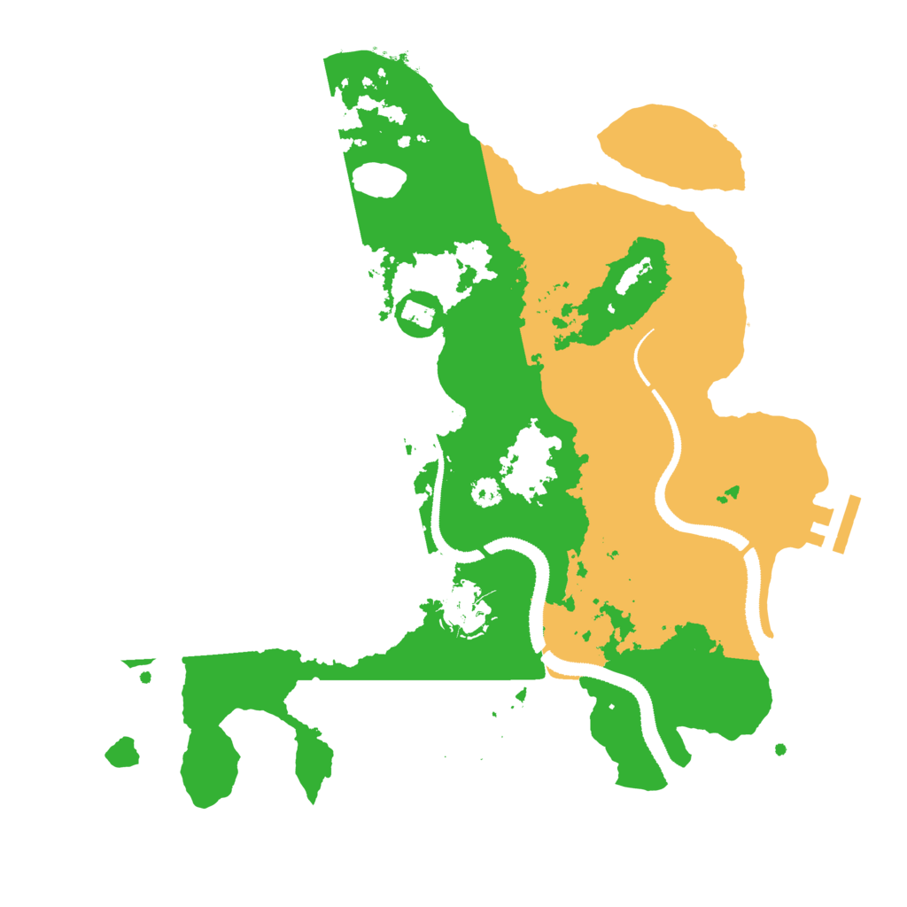 Biome Rust Map: Procedural Map, Size: 3100, Seed: 345