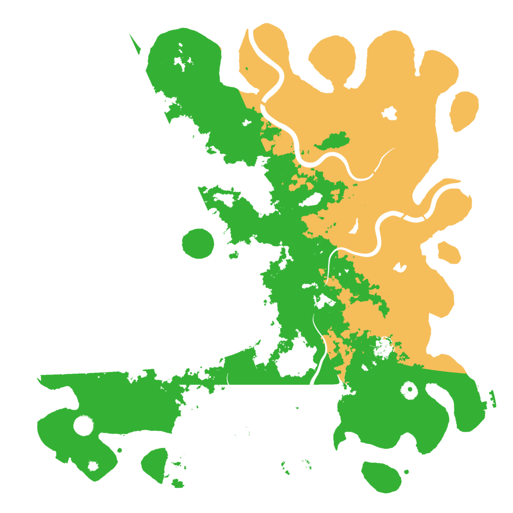 Biome Rust Map: Procedural Map, Size: 4500, Seed: 324836