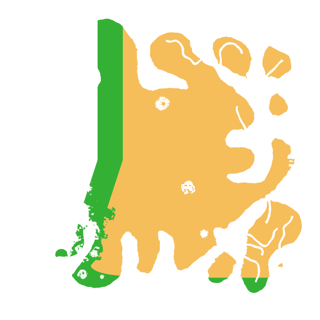 Biome Rust Map: Procedural Map, Size: 3500, Seed: 539878