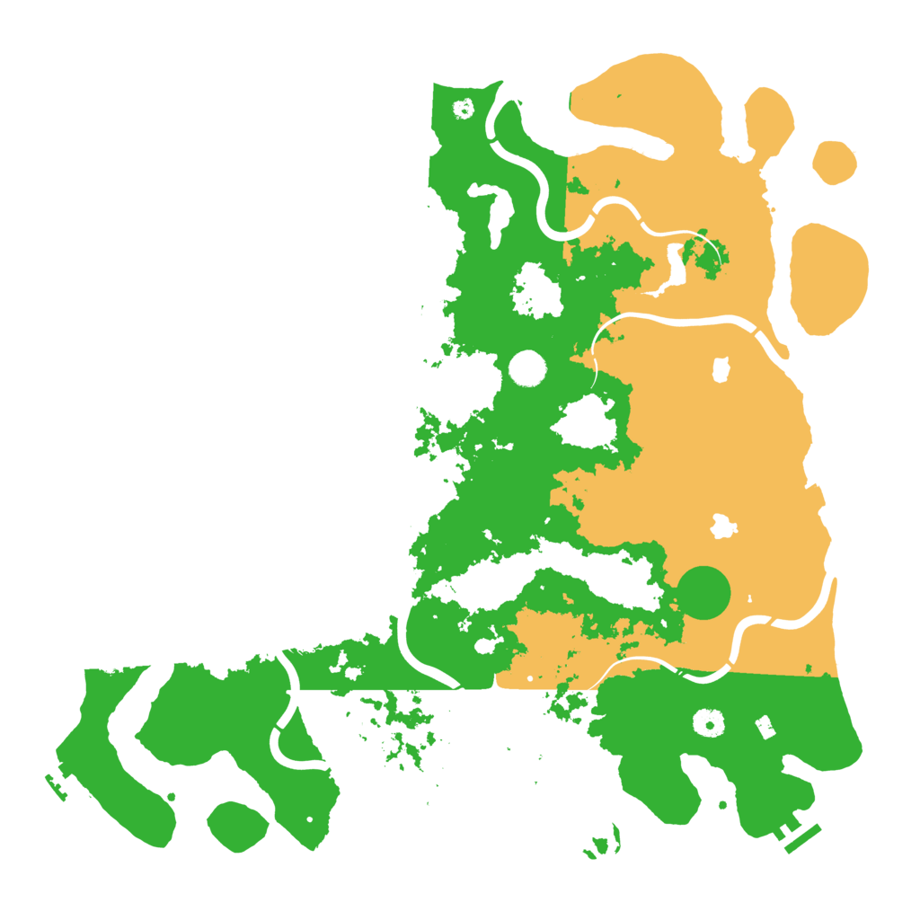 Biome Rust Map: Procedural Map, Size: 4500, Seed: 682374901