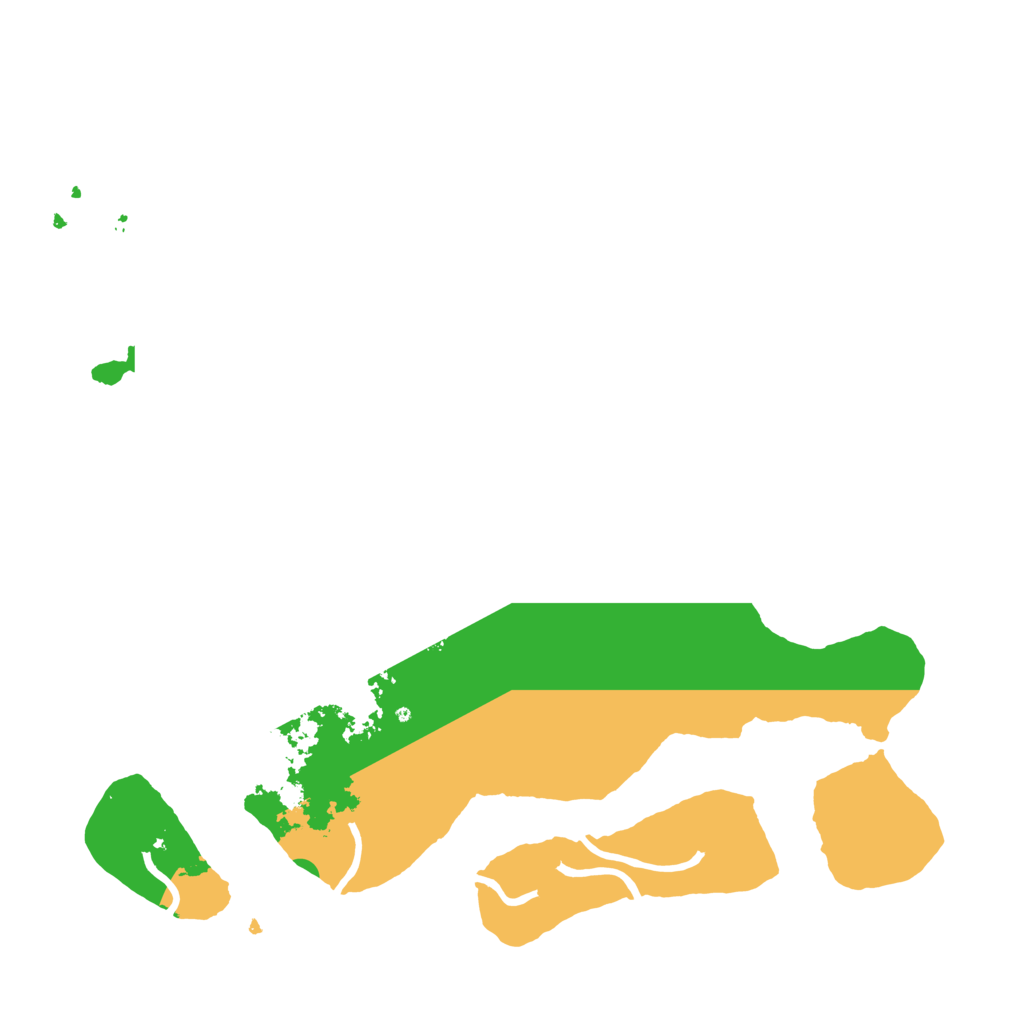 Biome Rust Map: Procedural Map, Size: 3500, Seed: 566319