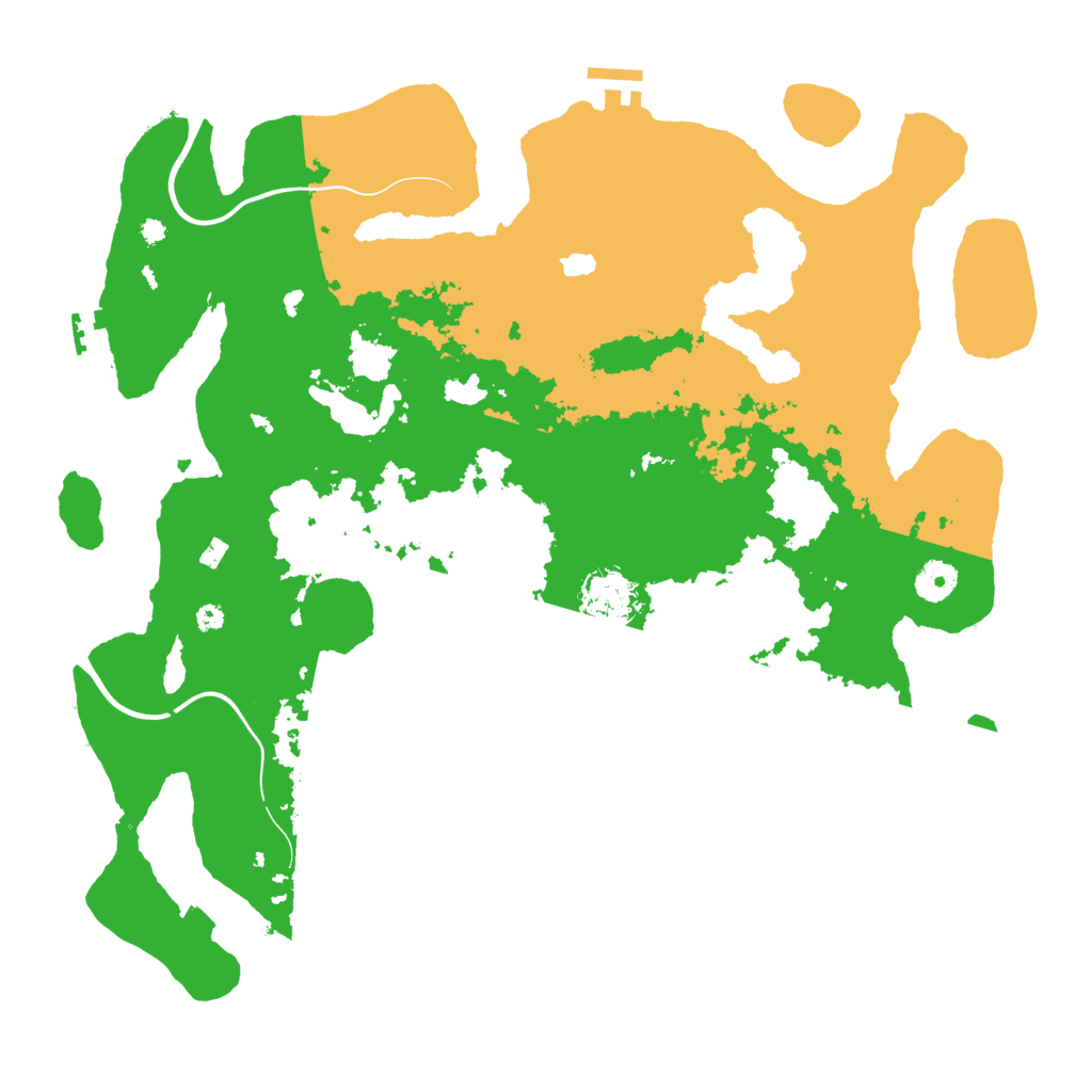 Biome Rust Map: Procedural Map, Size: 4000, Seed: 941215