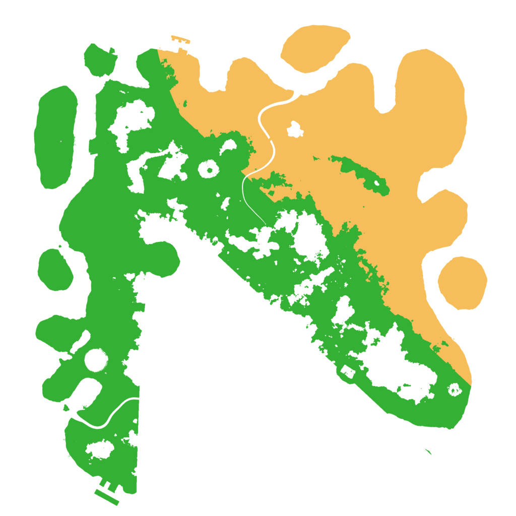 Biome Rust Map: Procedural Map, Size: 4000, Seed: 391450