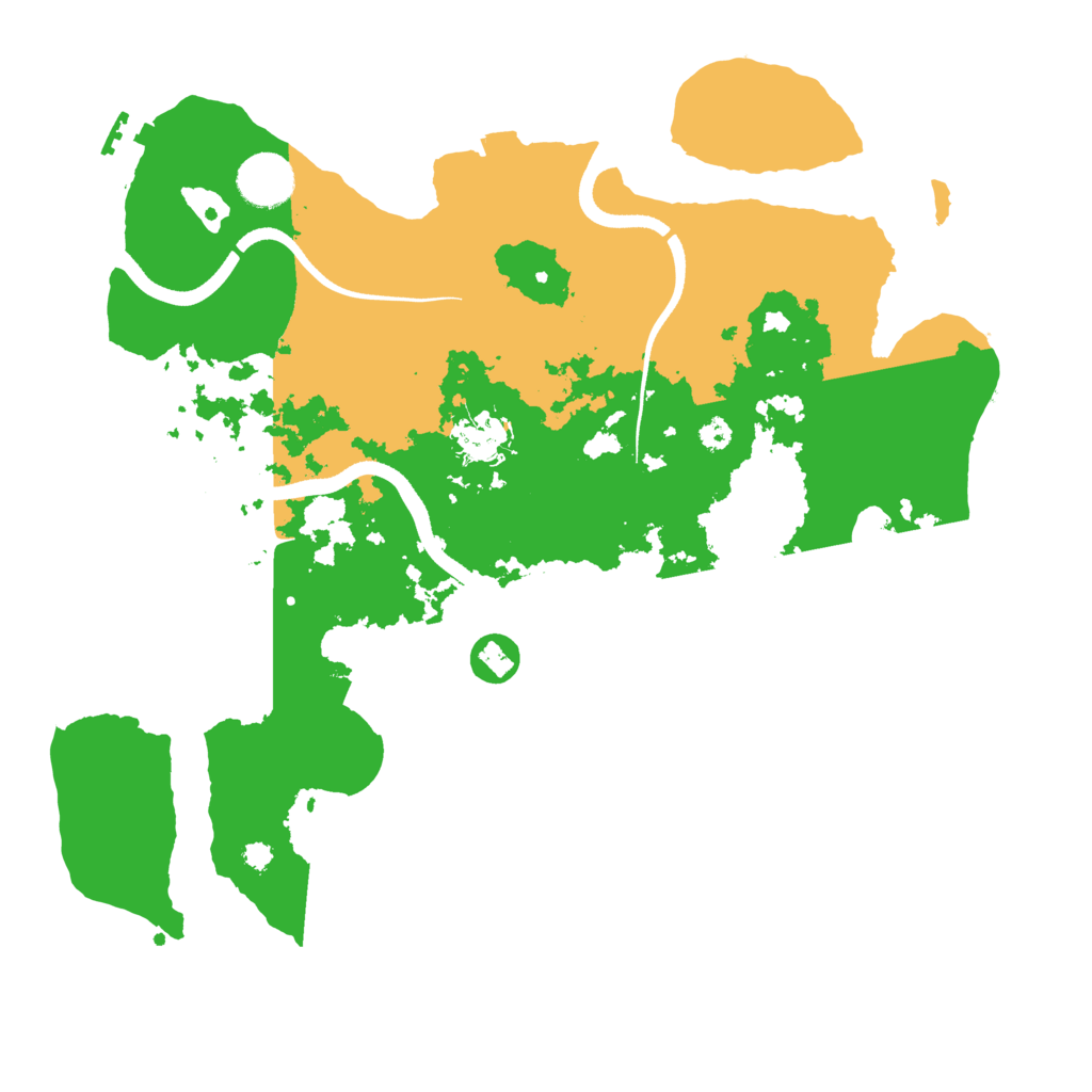 Biome Rust Map: Procedural Map, Size: 3500, Seed: 1762254657