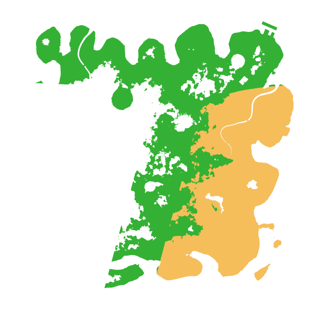 Biome Rust Map: Procedural Map, Size: 4000, Seed: 724325