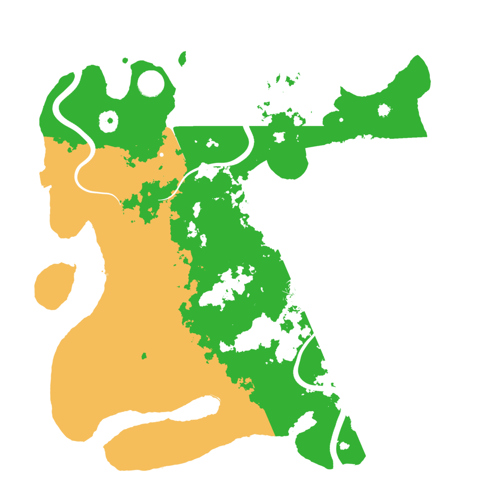 Biome Rust Map: Procedural Map, Size: 3600, Seed: 111800168