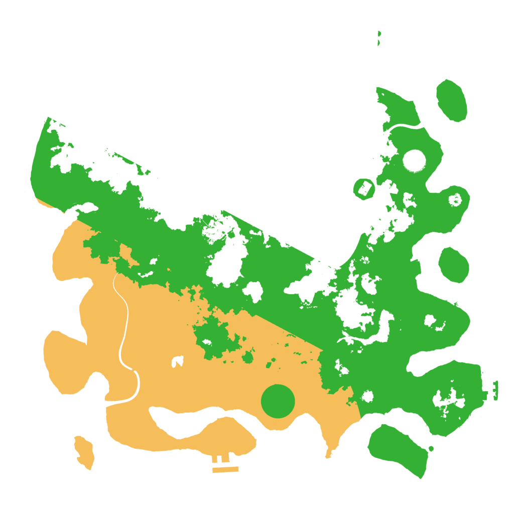 Biome Rust Map: Procedural Map, Size: 4000, Seed: 1750205087