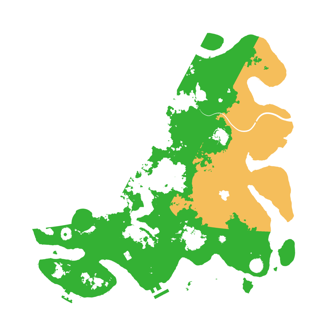 Biome Rust Map: Procedural Map, Size: 4000, Seed: 518735