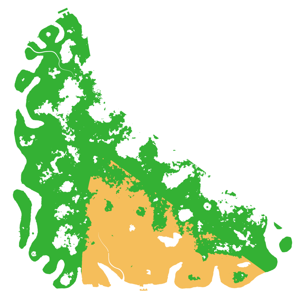 Biome Rust Map: Procedural Map, Size: 6000, Seed: 4592377