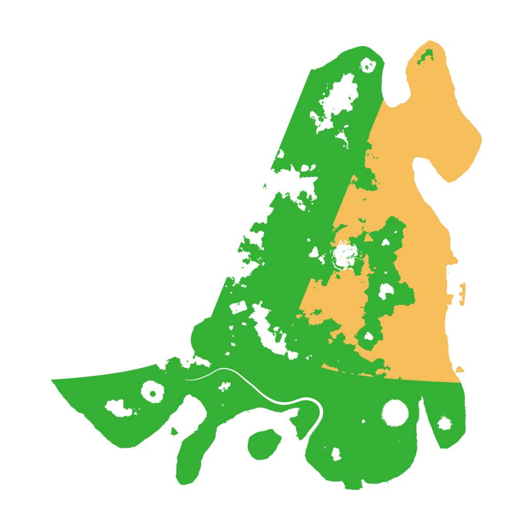 Biome Rust Map: Procedural Map, Size: 3500, Seed: 210569