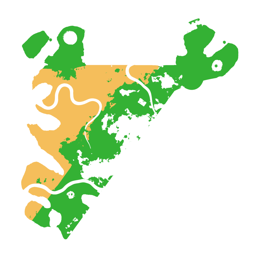 Biome Rust Map: Procedural Map, Size: 3500, Seed: 406947