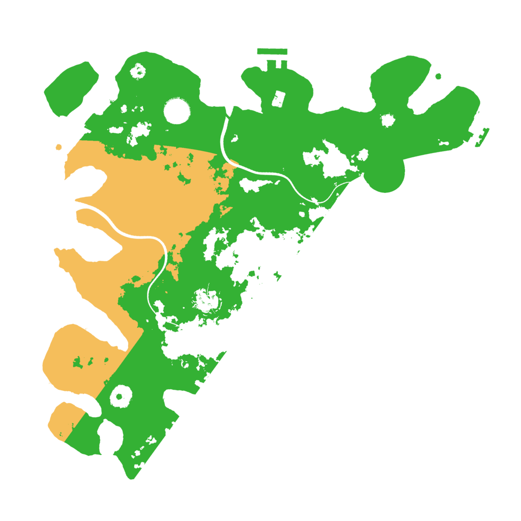 Biome Rust Map: Procedural Map, Size: 3500, Seed: 406947