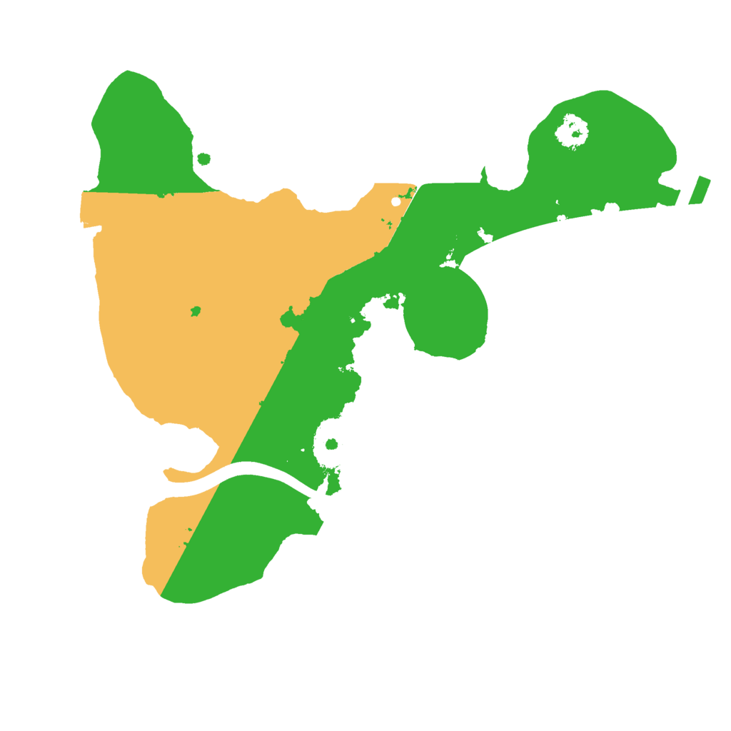 Biome Rust Map: Procedural Map, Size: 2300, Seed: 53251323