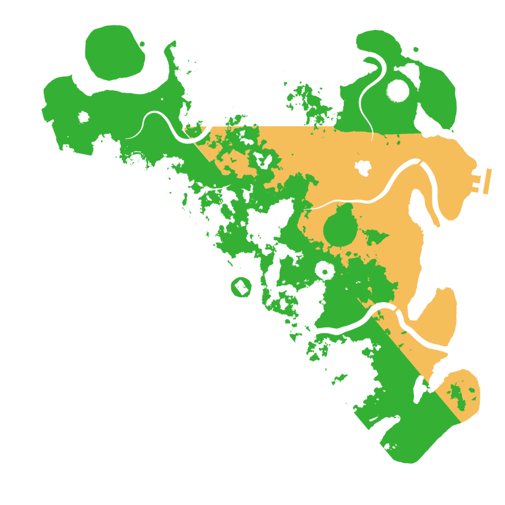 Biome Rust Map: Procedural Map, Size: 4000, Seed: 128675309