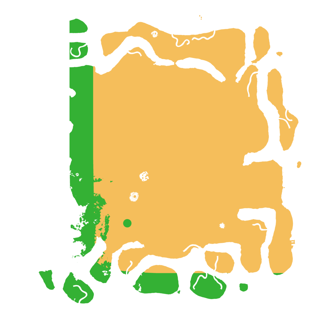 Biome Rust Map: Procedural Map, Size: 5000, Seed: 12774