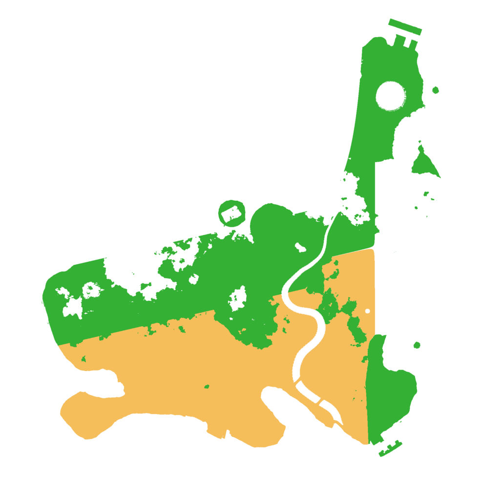 Biome Rust Map: Procedural Map, Size: 3000, Seed: 1937795768