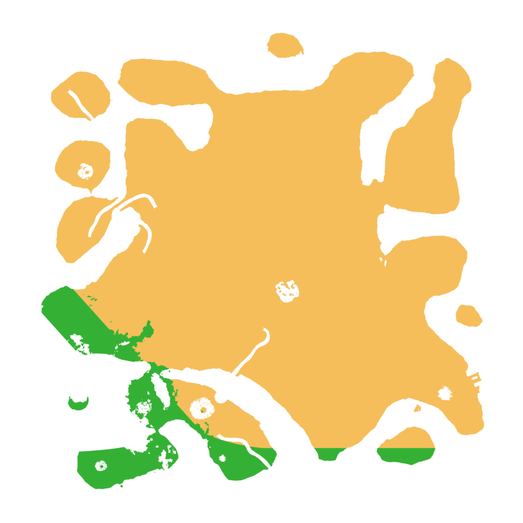 Biome Rust Map: Procedural Map, Size: 3500, Seed: 336283