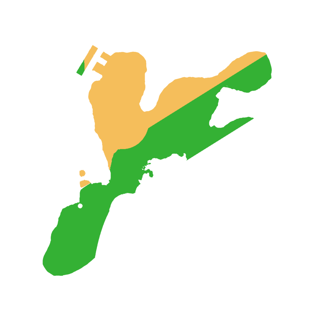 Biome Rust Map: Procedural Map, Size: 2000, Seed: 1575295239