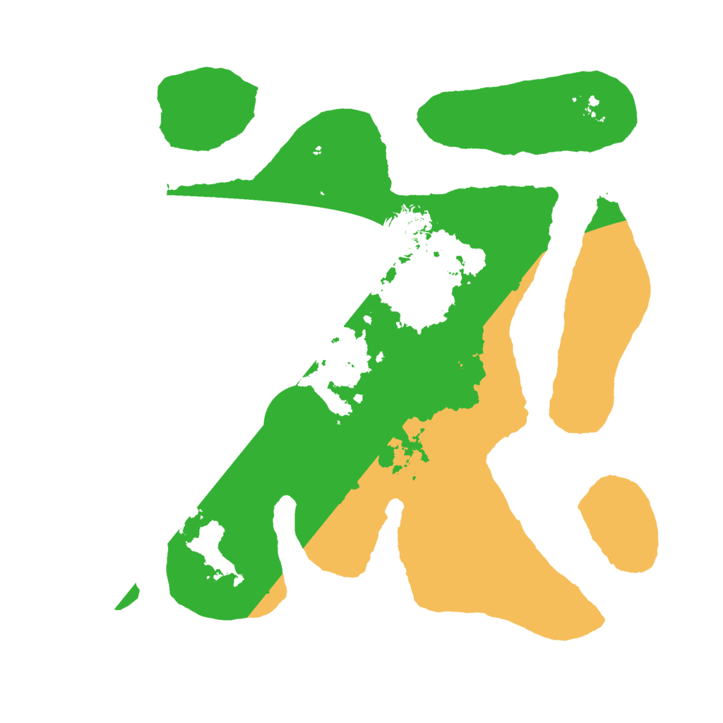 Biome Rust Map: Barren, Size: 3000, Seed: 15268