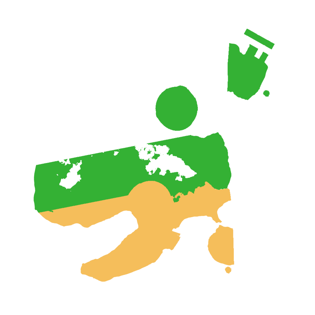 Biome Rust Map: Procedural Map, Size: 2000, Seed: 1124799276