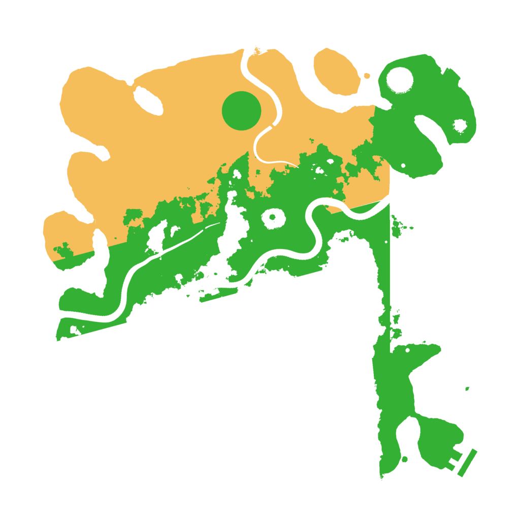 Biome Rust Map: Procedural Map, Size: 3500, Seed: 37178056