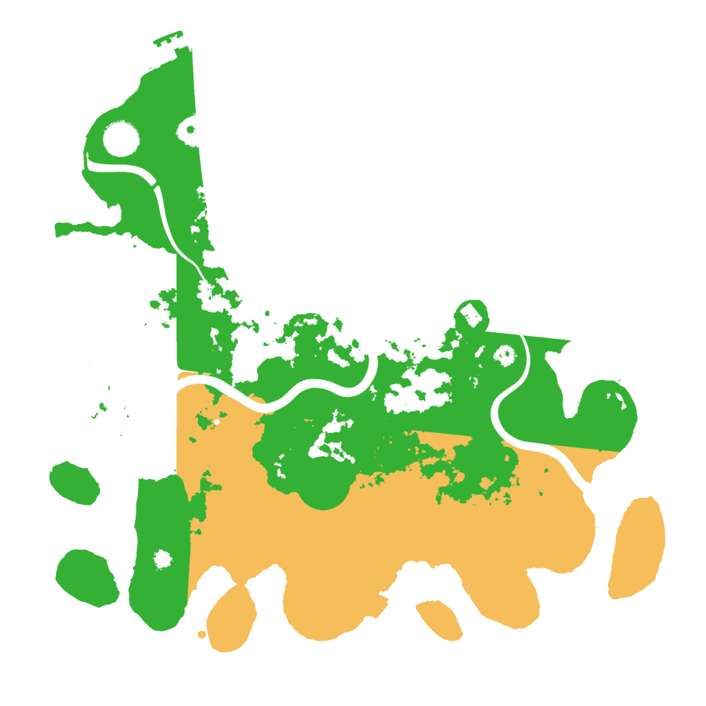 Biome Rust Map: Procedural Map, Size: 3500, Seed: 15487548