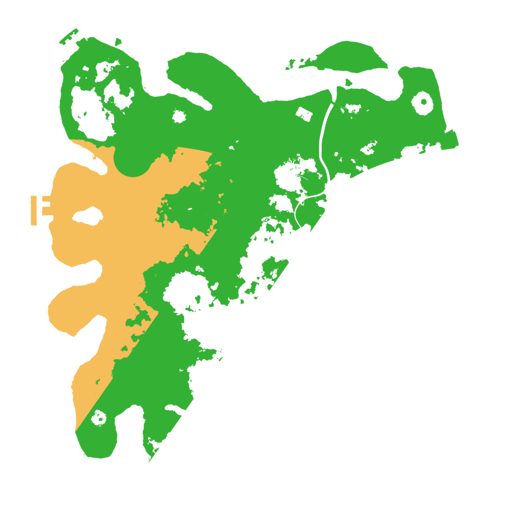Biome Rust Map: Procedural Map, Size: 3550, Seed: 2130598635