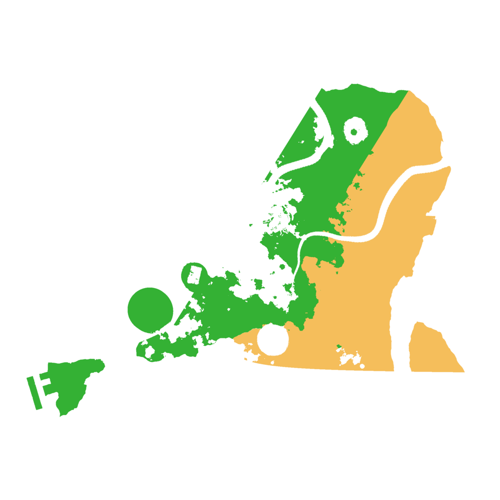 Biome Rust Map: Procedural Map, Size: 3000, Seed: 5832