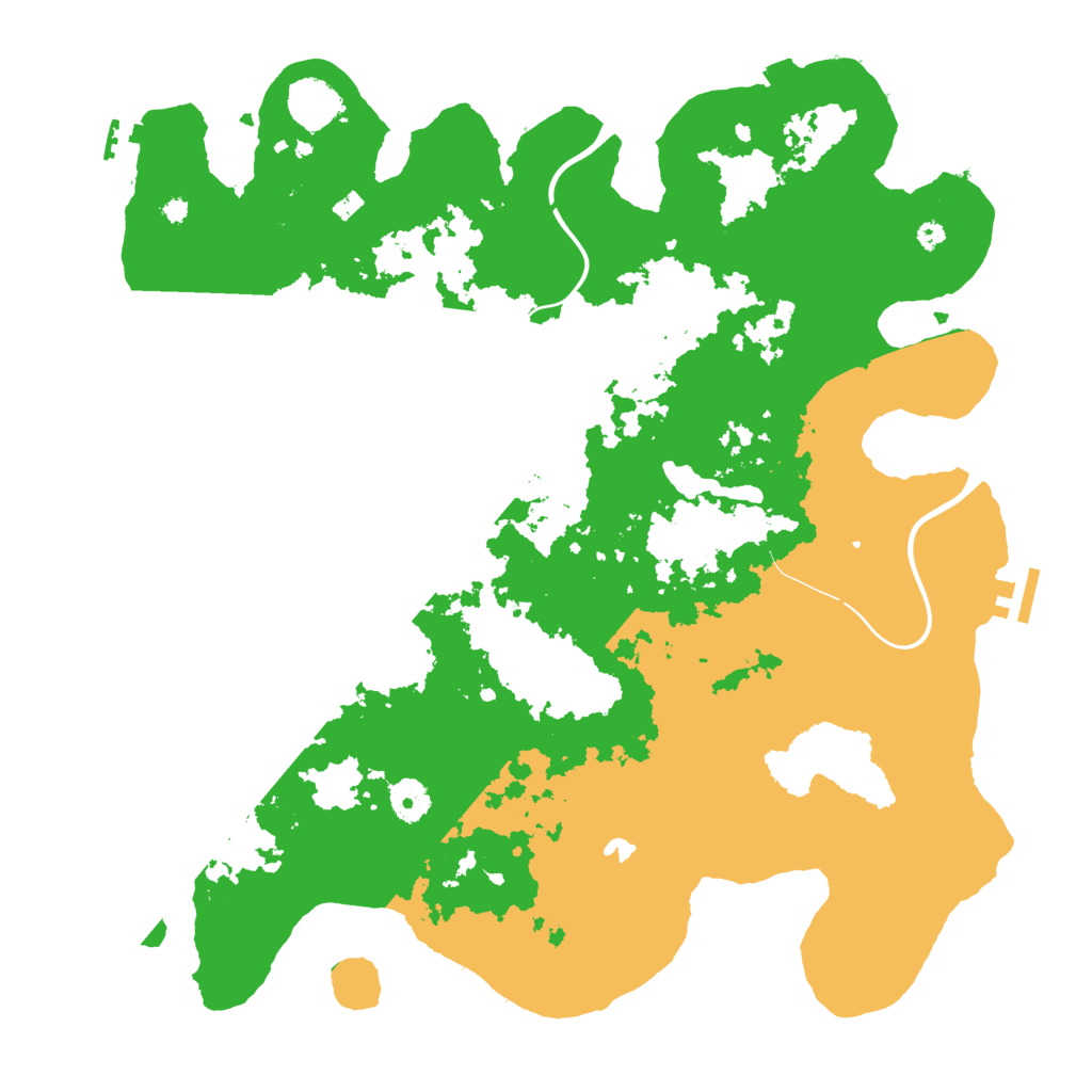 Biome Rust Map: Procedural Map, Size: 4000, Seed: 15891