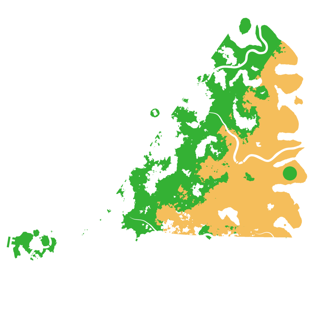 Biome Rust Map: Procedural Map, Size: 6000, Seed: 5324