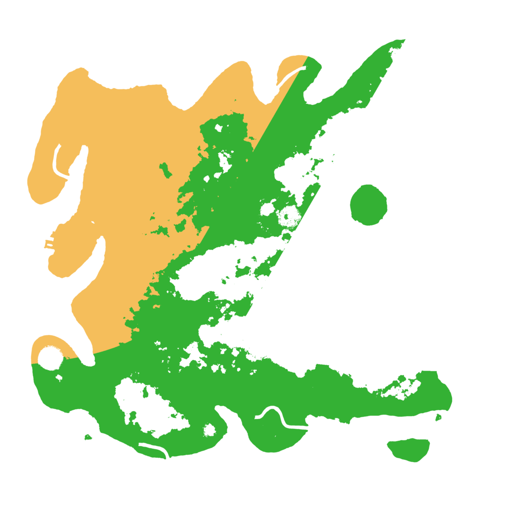 Biome Rust Map: Procedural Map, Size: 3700, Seed: 50500