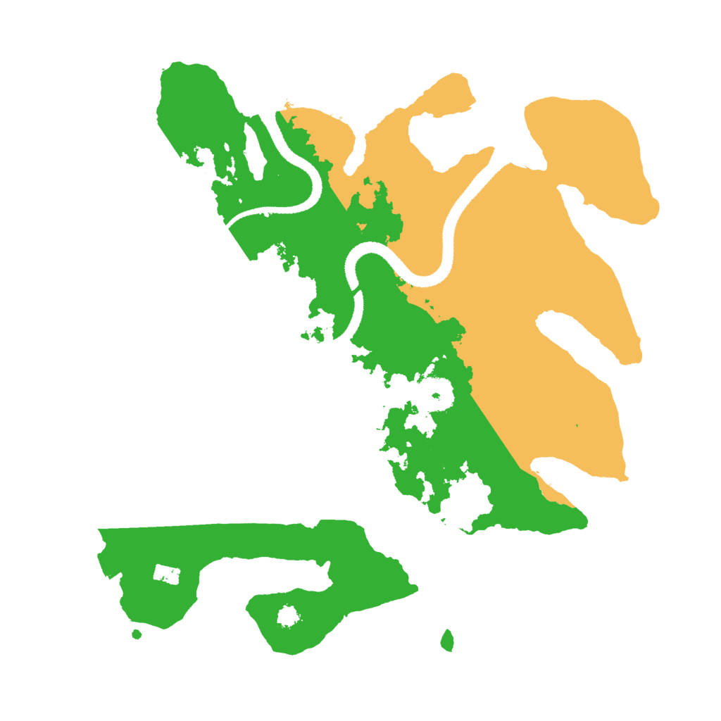 Biome Rust Map: Procedural Map, Size: 3000, Seed: 85366241