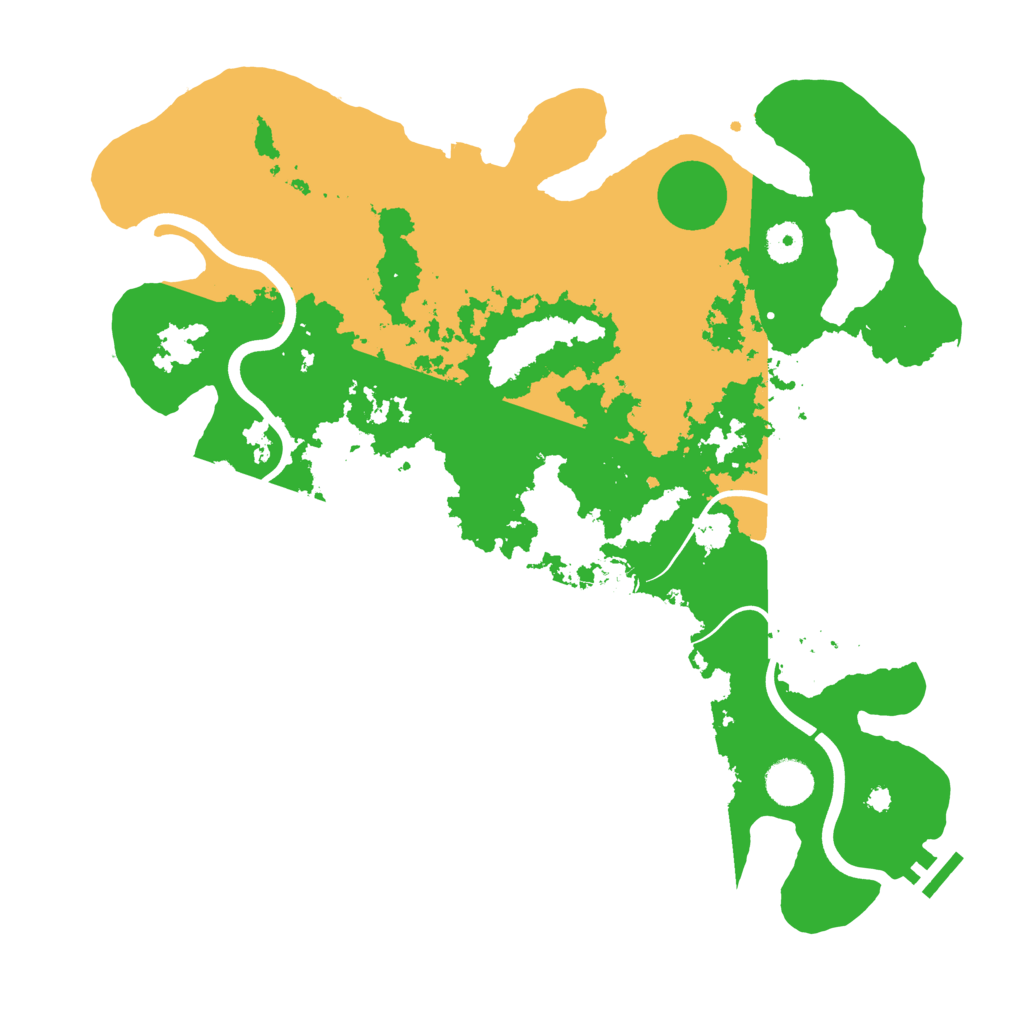 Biome Rust Map: Procedural Map, Size: 3900, Seed: 12592