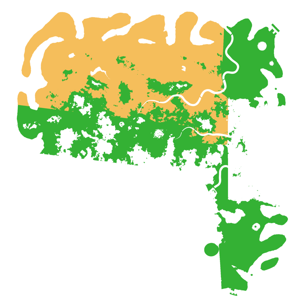 Biome Rust Map: Procedural Map, Size: 6000, Seed: 1116969