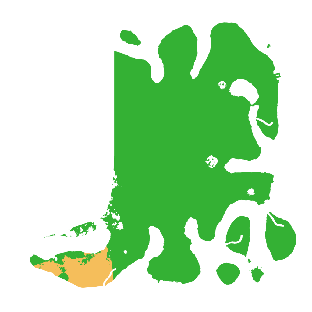 Biome Rust Map: Procedural Map, Size: 4000, Seed: 277972