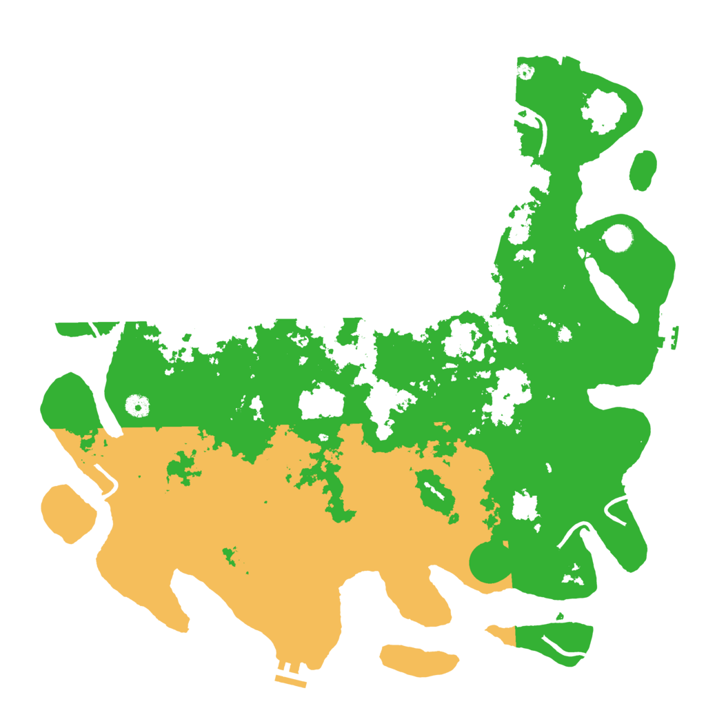 Biome Rust Map: Procedural Map, Size: 4500, Seed: 189949723