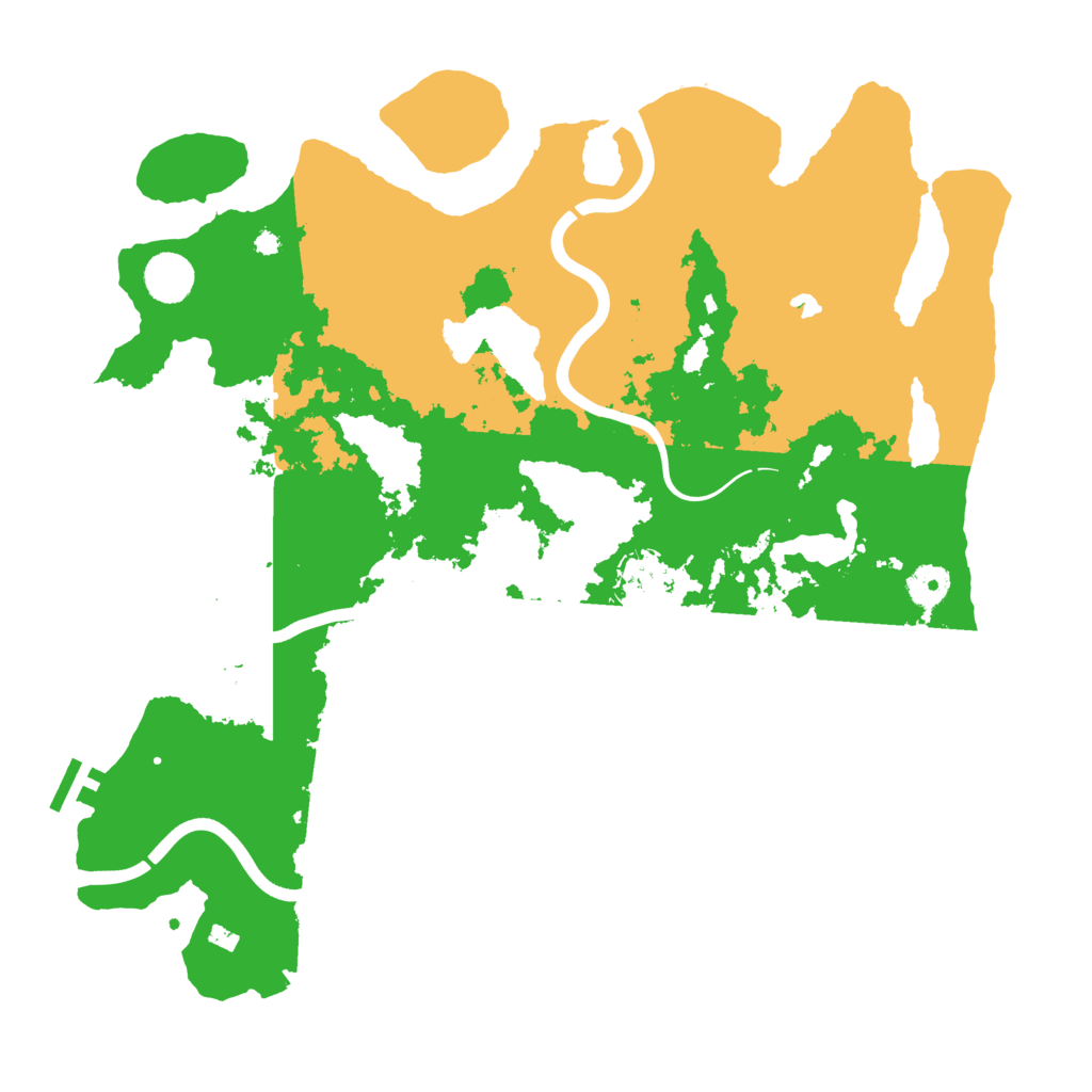 Biome Rust Map: Procedural Map, Size: 4000, Seed: 313302