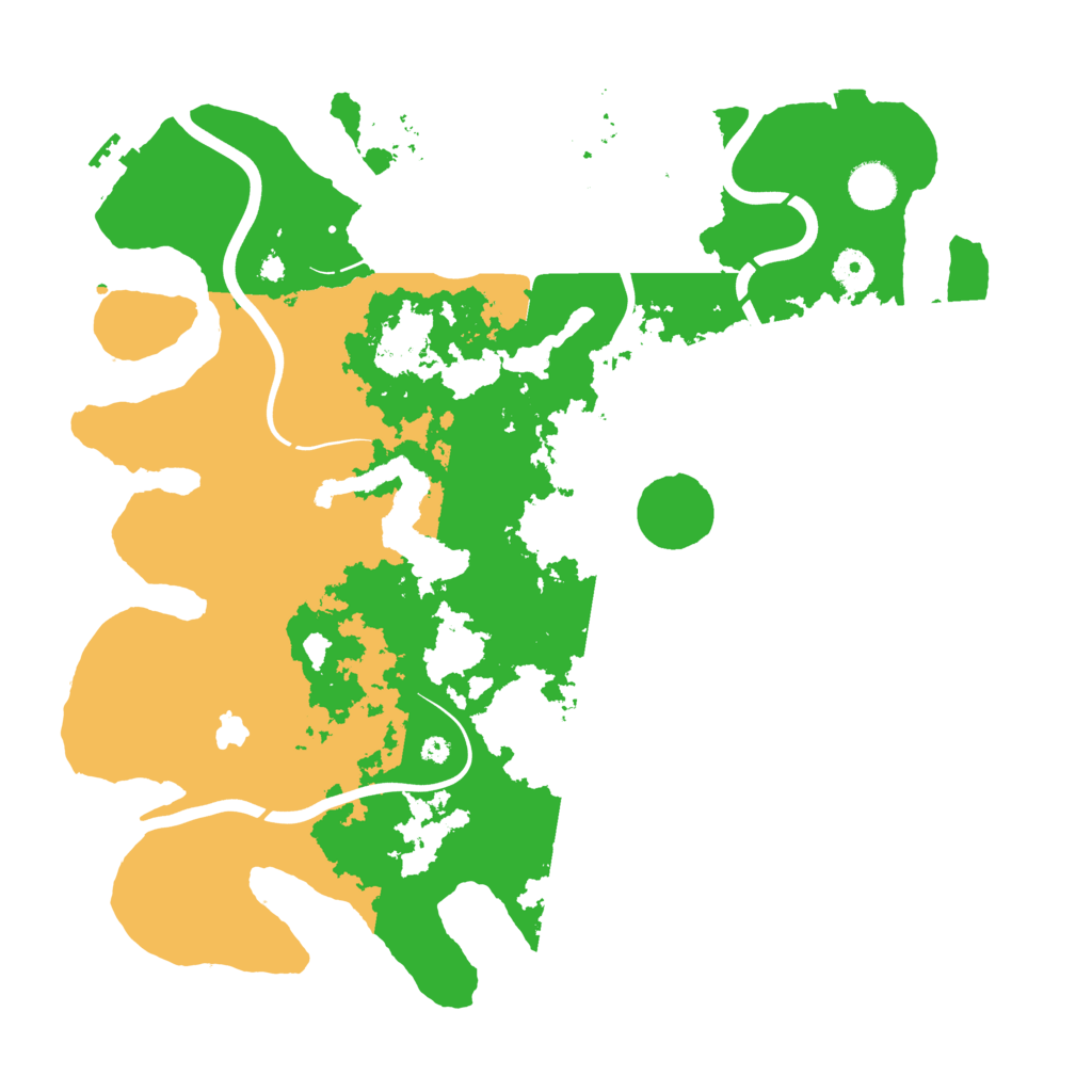 Biome Rust Map: Procedural Map, Size: 4000, Seed: 257927