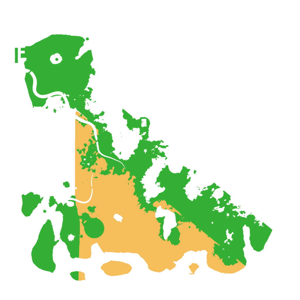 Biome Rust Map: Procedural Map, Size: 4000, Seed: 119983