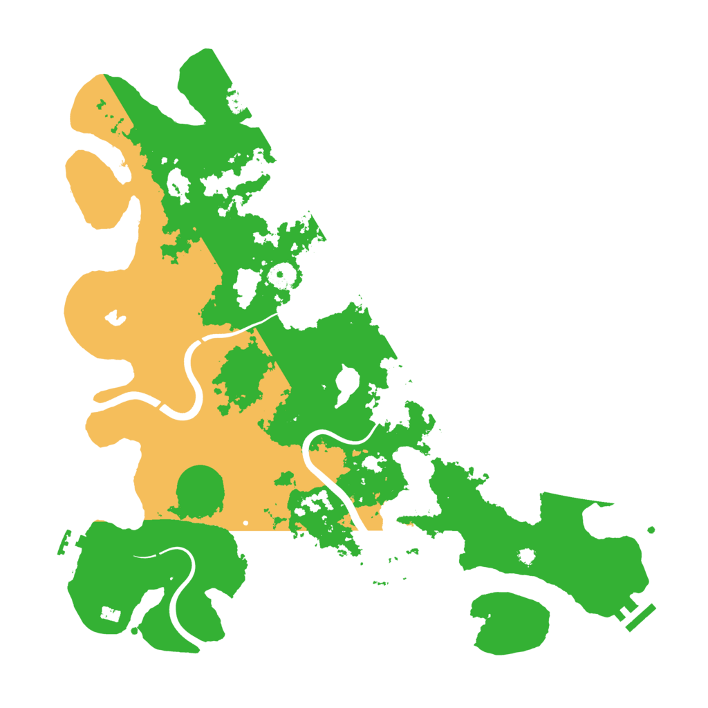 Biome Rust Map: Procedural Map, Size: 4000, Seed: 261611