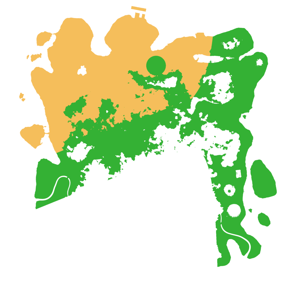 Biome Rust Map: Procedural Map, Size: 4000, Seed: 282746