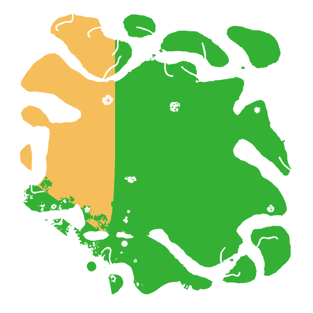 Biome Rust Map: Procedural Map, Size: 4500, Seed: 31335423