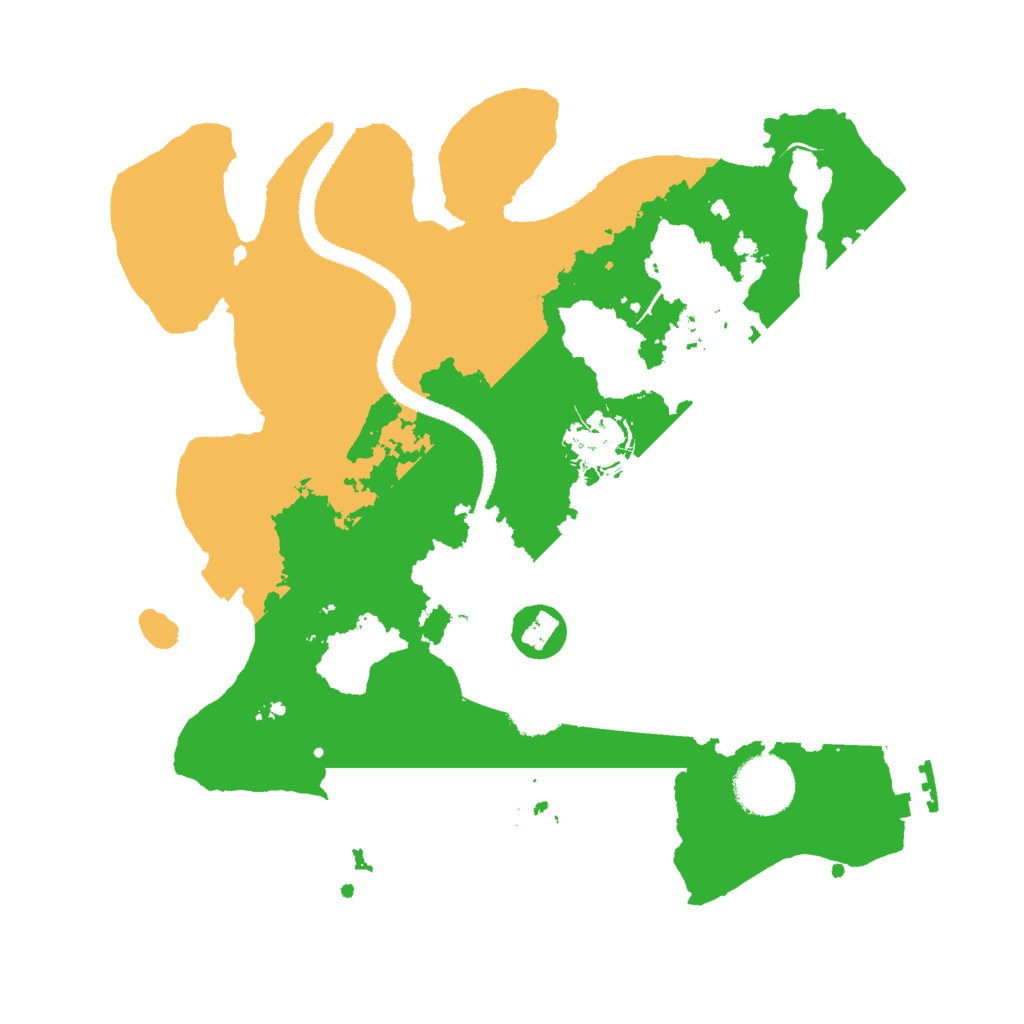 Biome Rust Map: Procedural Map, Size: 3000, Seed: 1896177047
