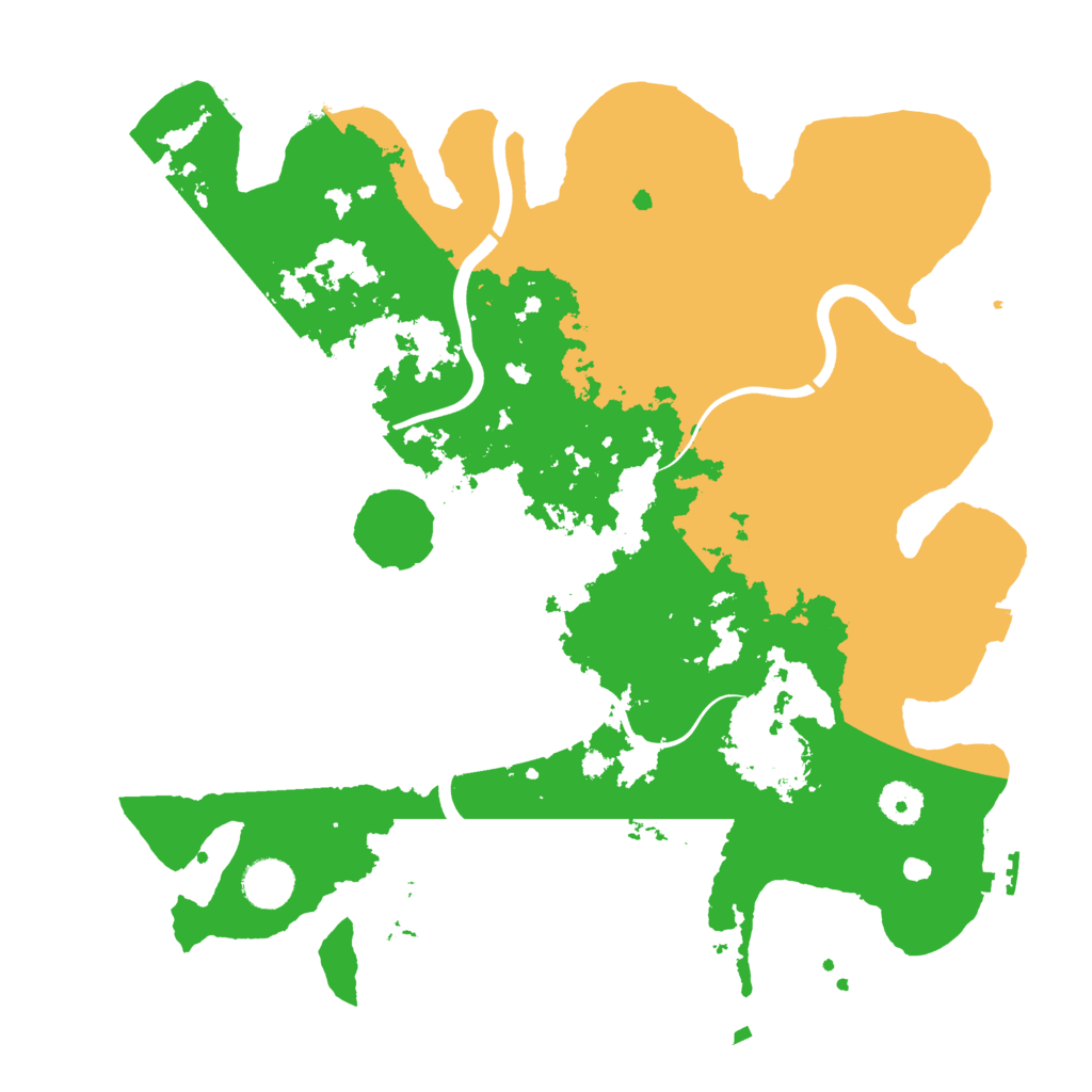 Biome Rust Map: Procedural Map, Size: 3800, Seed: 23803