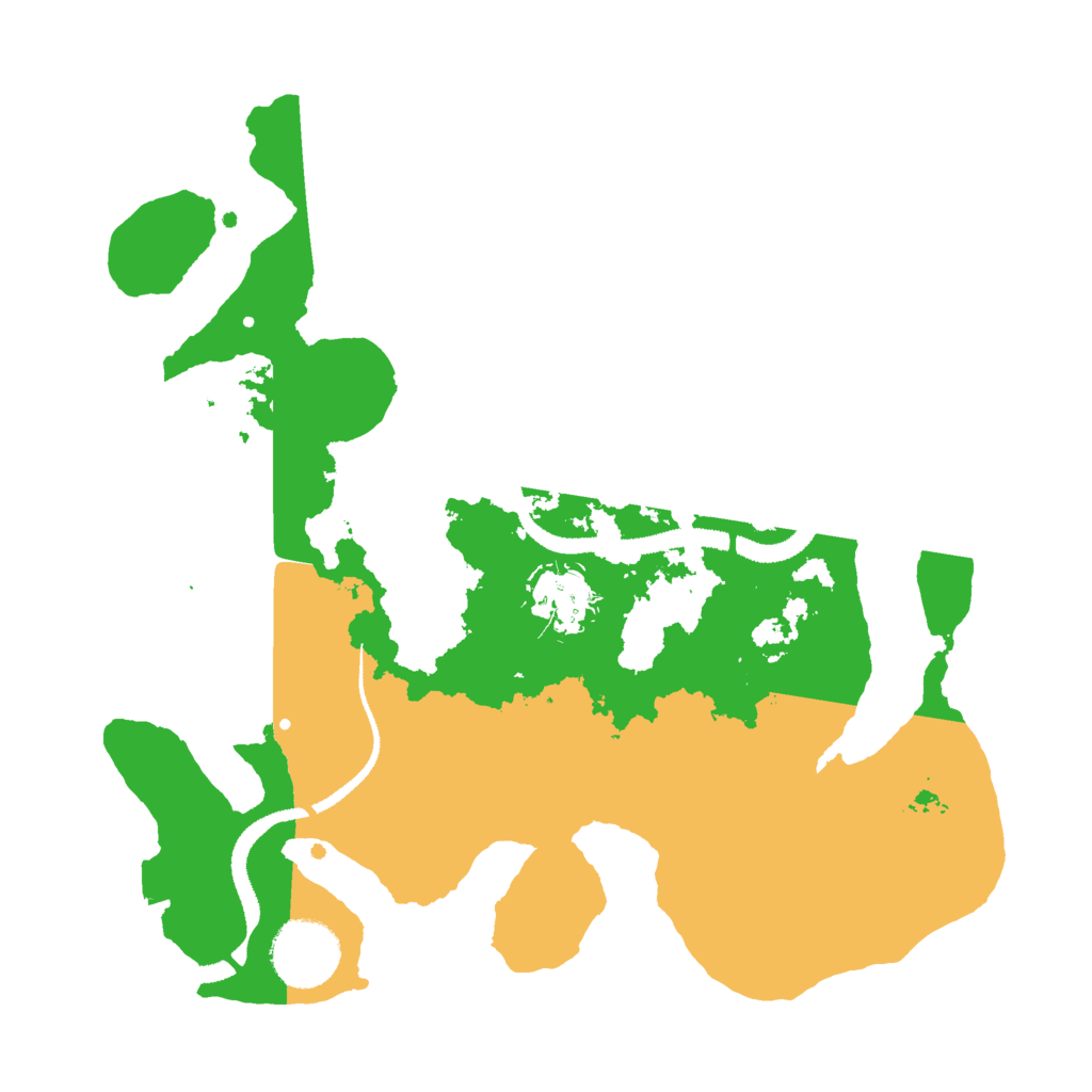 Biome Rust Map: Procedural Map, Size: 2850, Seed: 5144