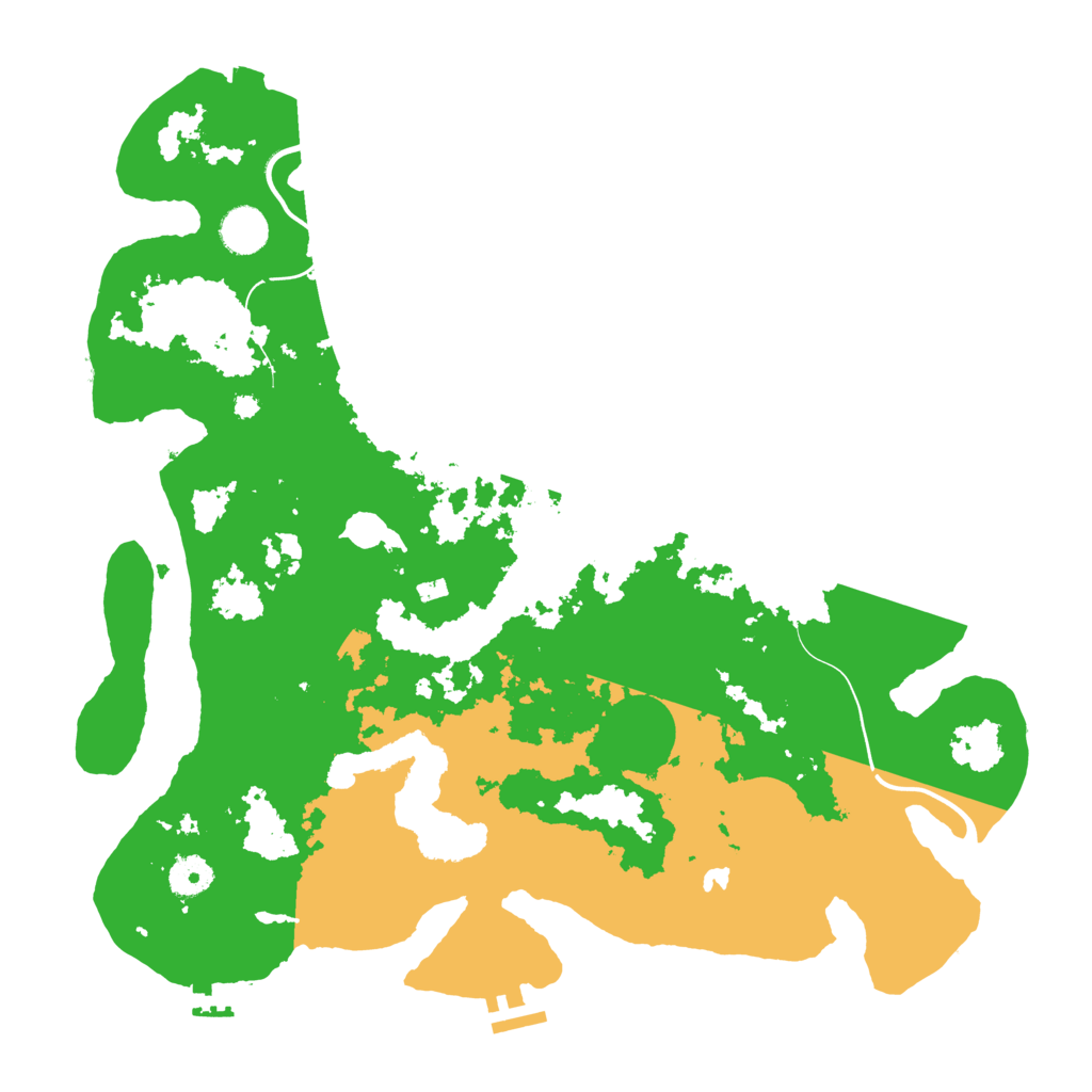 Biome Rust Map: Procedural Map, Size: 4000, Seed: 962297