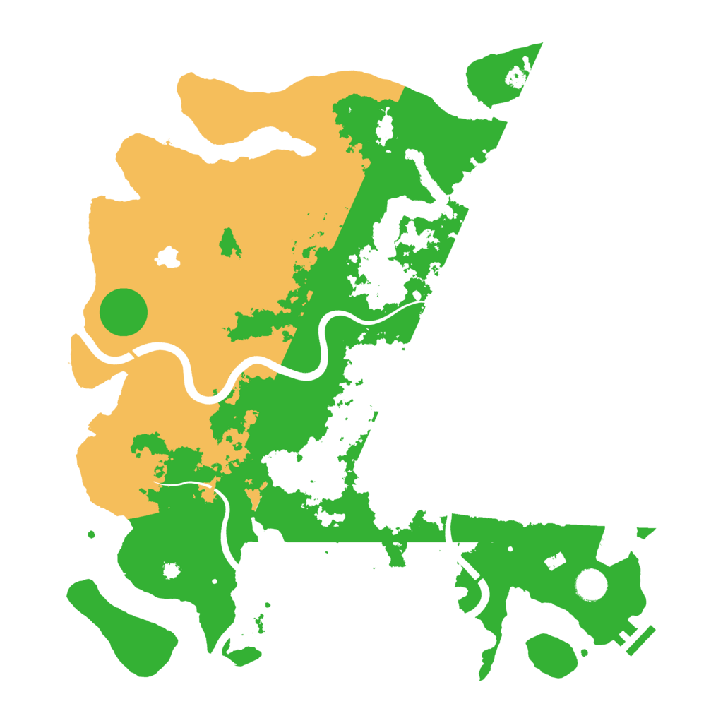 Biome Rust Map: Procedural Map, Size: 4000, Seed: 540979