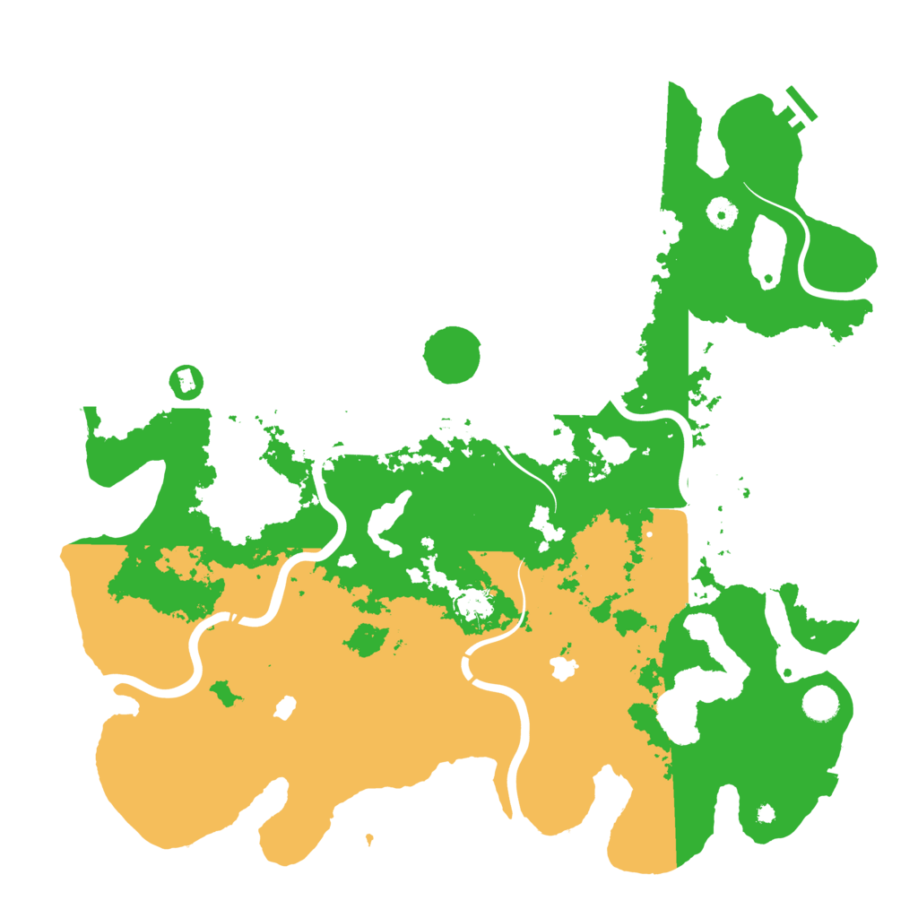 Biome Rust Map: Procedural Map, Size: 4500, Seed: 260863580
